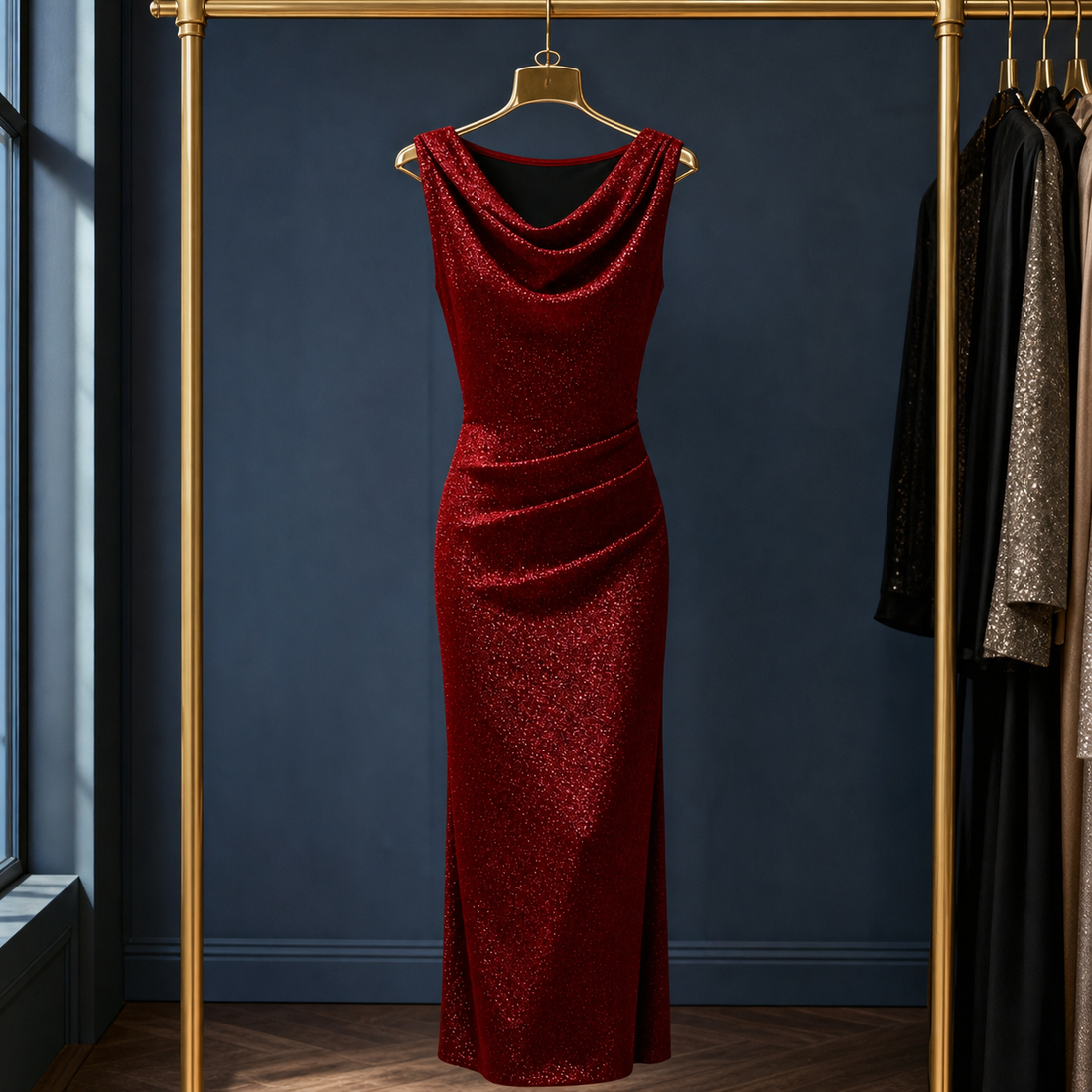 Margot-Jade Bodycon Dress - Red
