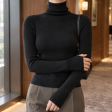 Elettra Turtleneck Sweater - Black