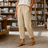 Alba-Faye Relaxed Pants - Beige