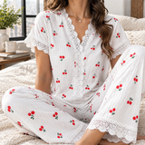 Alina-Hope Lace Pajama Set - Lead Product Detail