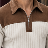 Aurelien Ribbed Pullover - Lead Product Detail