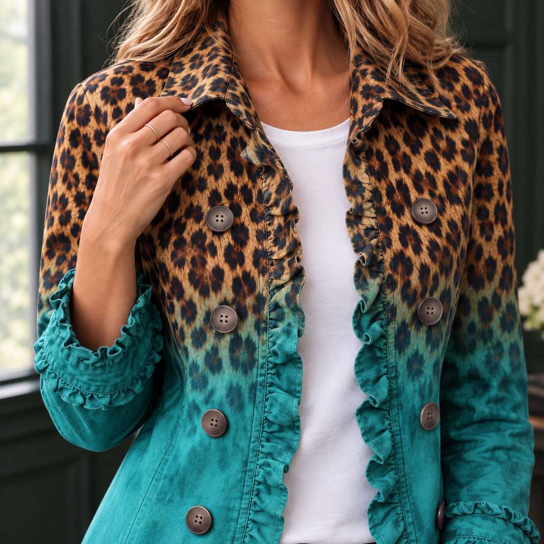 Esther Ruffled Jacket - Lead Product Detail