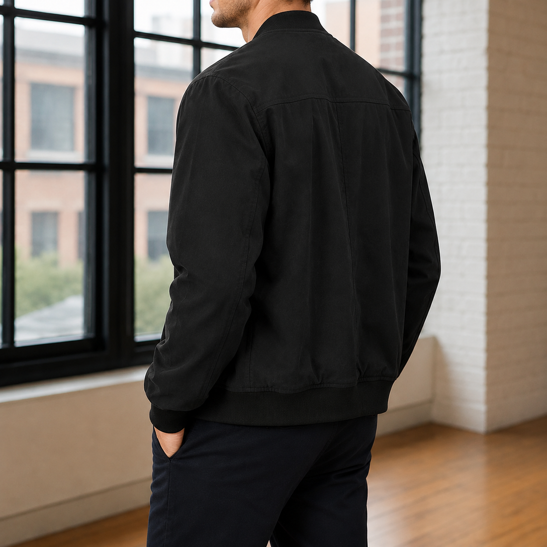 Conrad Suede-Look Jacket - Lead Alternate View
