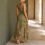 Eva Halter Maxi Dress - Lead Alternate View