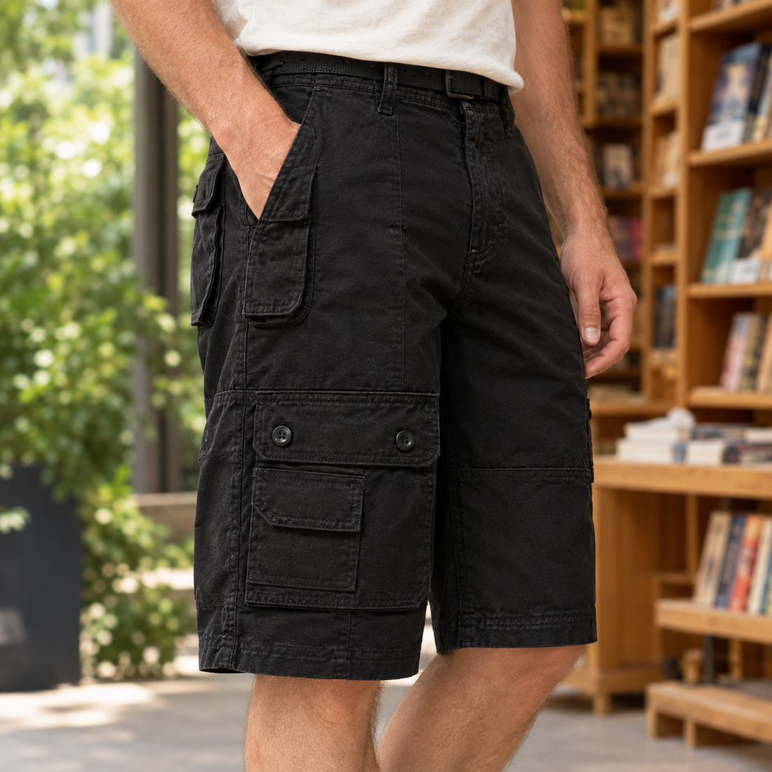 Argus Cargo Shorts - Lead Product Detail