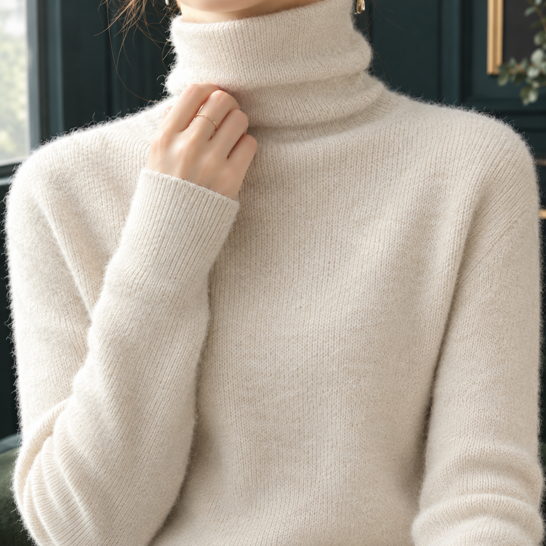Etta Turtleneck Sweater - Lead Product Detail