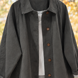 Genevieve-Sage Relaxed Overshirt - Lead Product Detail