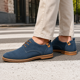 Romano Suede Derby Shoes - Lead Alternate View