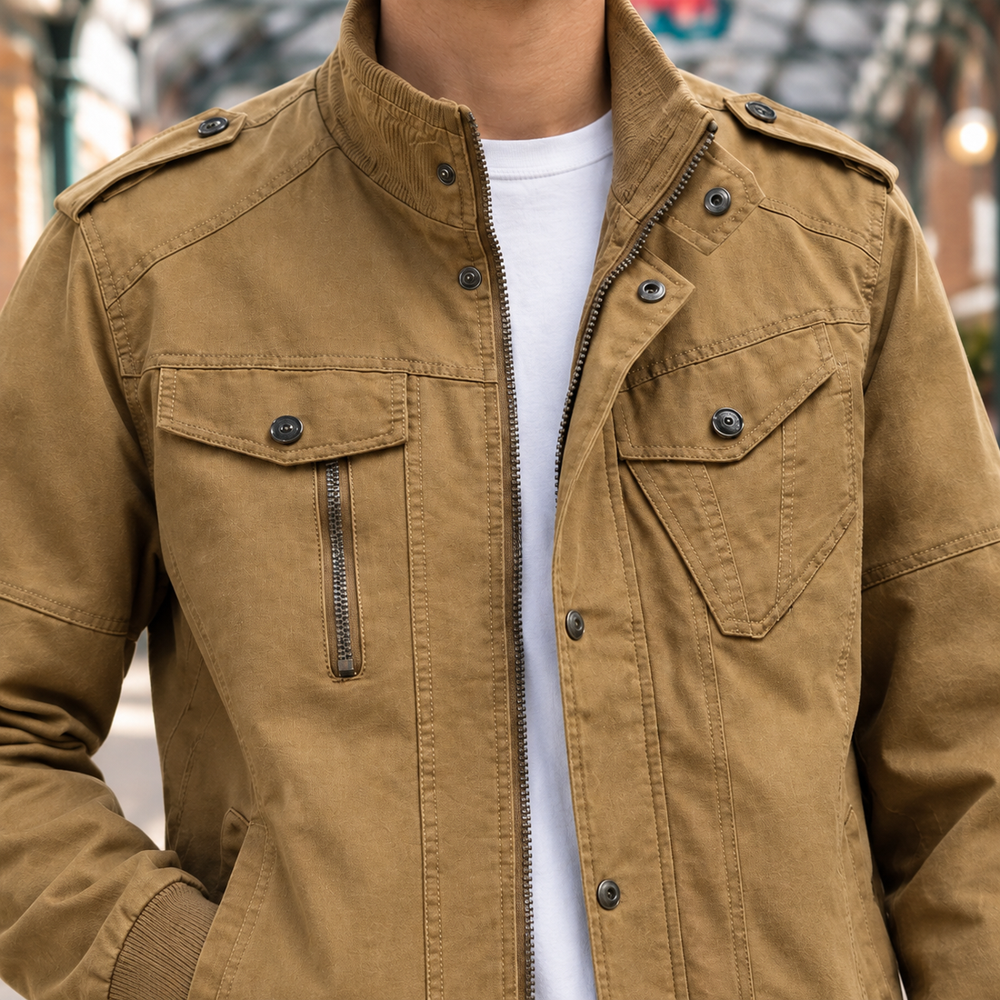 Rocco Utility Jacket - Lead Product Detail