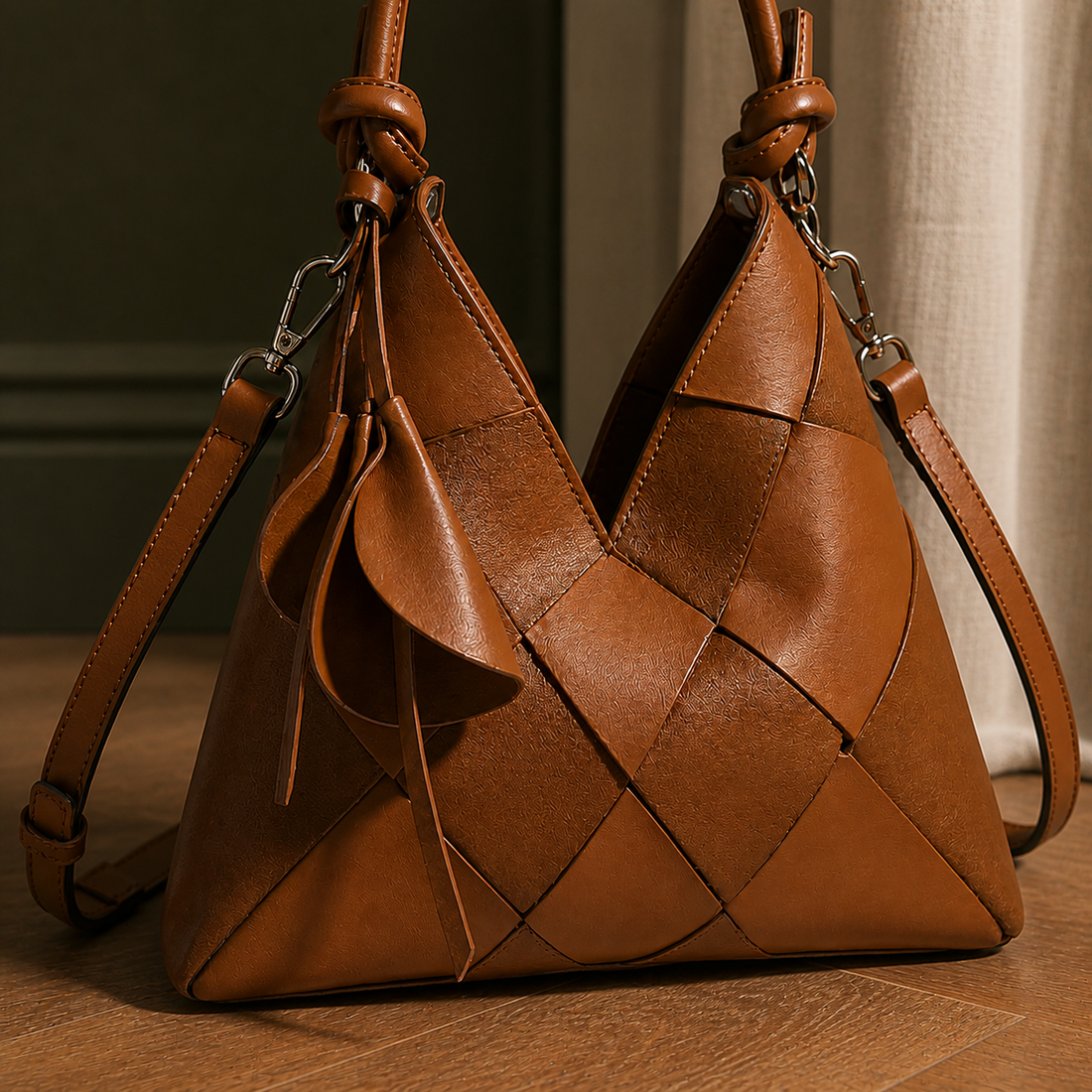 Rimini Woven Shoulder Bag - Lead Product Detail