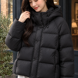 Demelza Hooded Puffer Jacket - Lead Product Detail