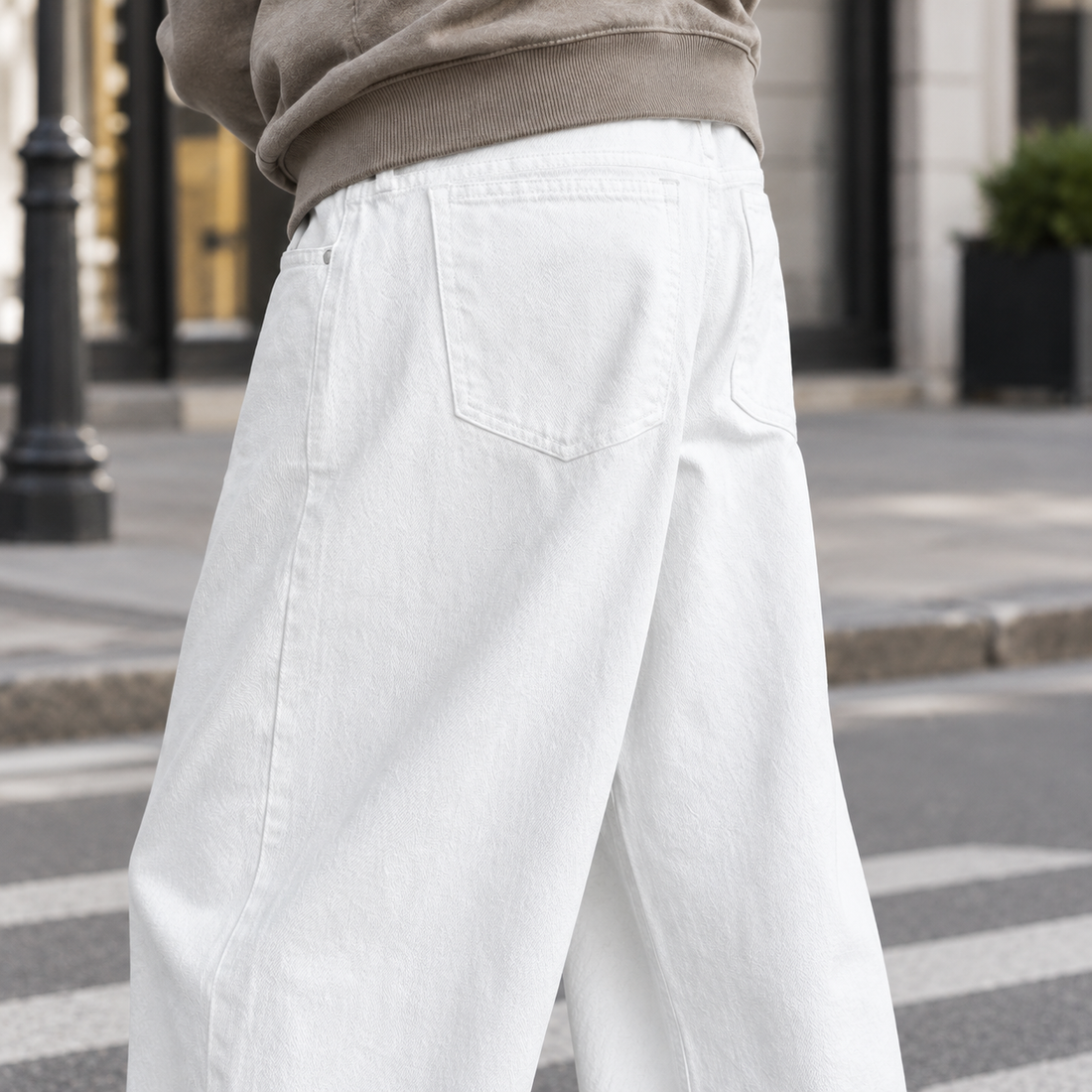Roland Wide Leg Jeans - Lead Product Detail
