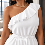 Aline Ruffle Playsuit - Lead Product Detail