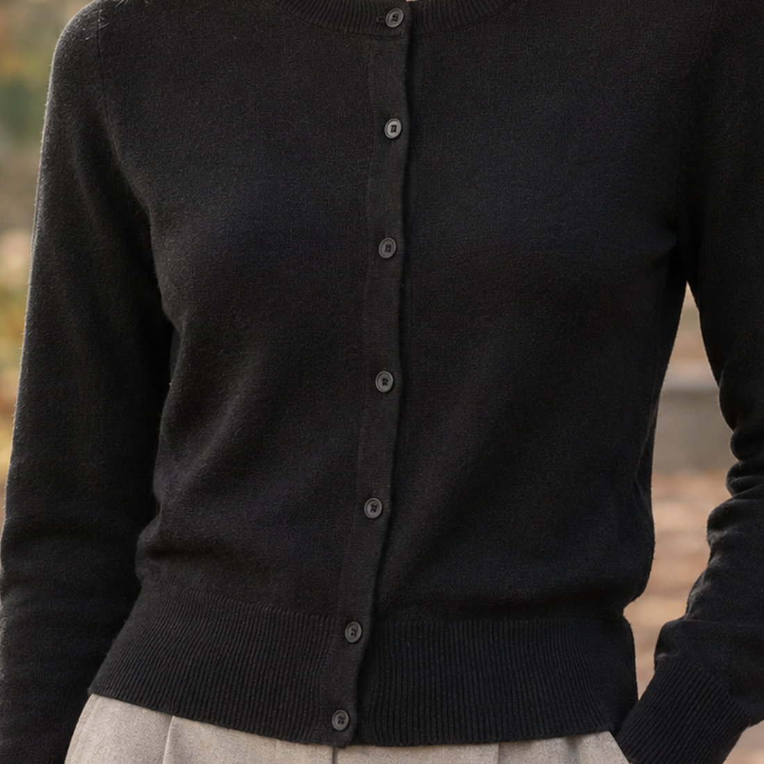 Michelle-Mae Merino Cardigan - Lead Product Detail