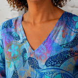 Clara-Kate V-Neck Blouse - Lead Product Detail
