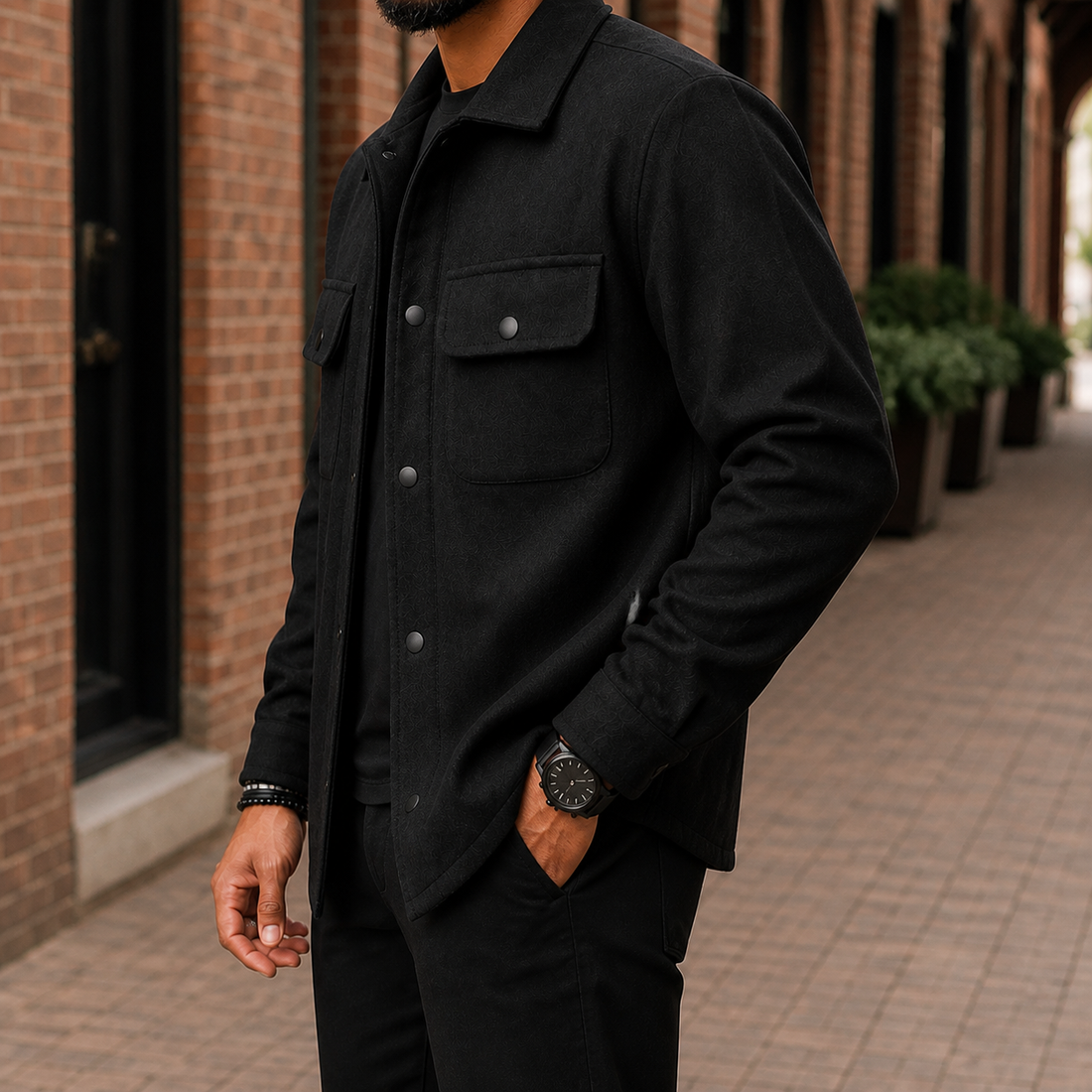 Wilder Pocket Jacket - Lead Alternate View