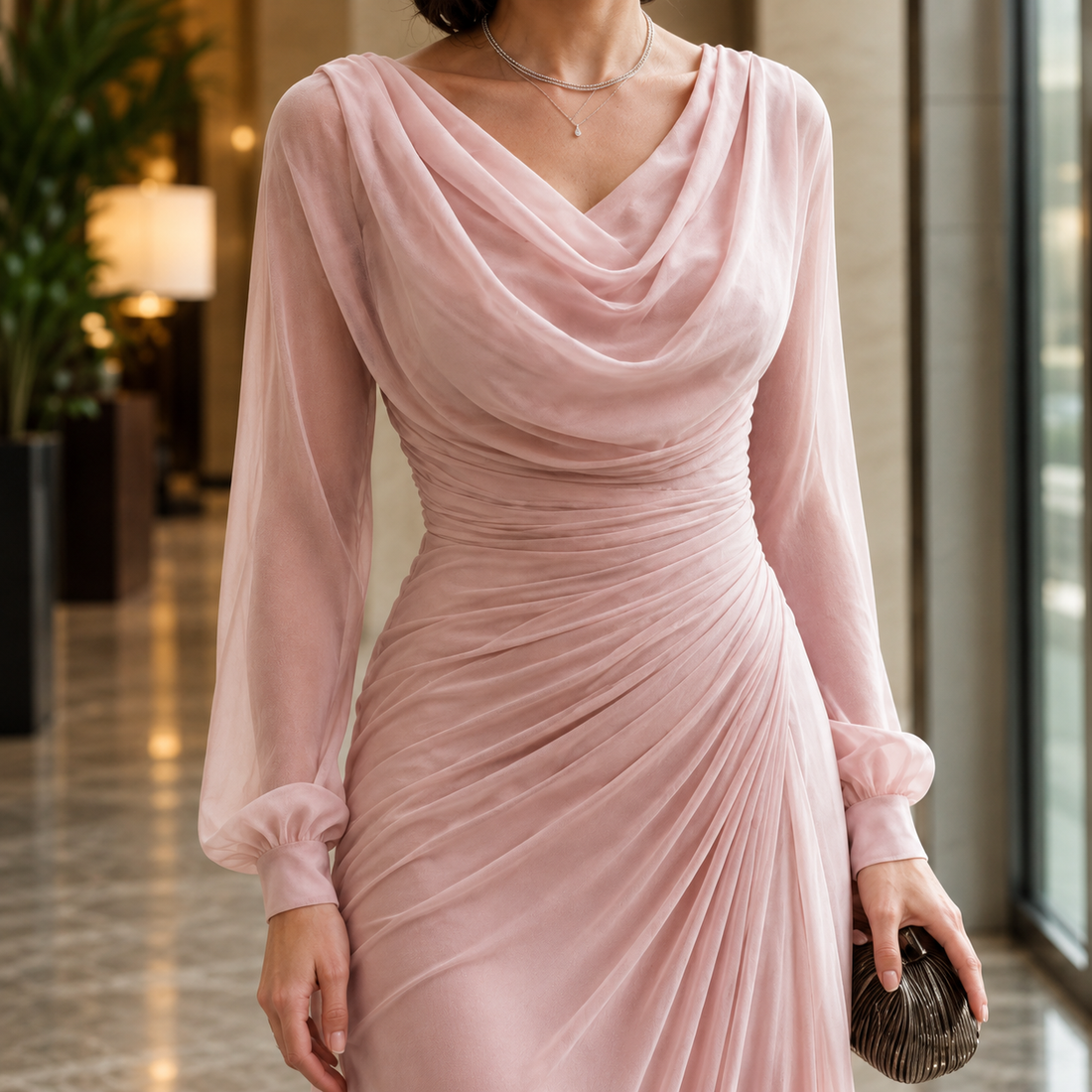 Nadine-Jane Ruched Maxi Dress - Lead Product Detail