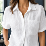 Bronwen Crinkle Shirt - Lead Product Detail