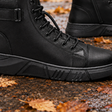 Messina-Lago Lace Up Boots - Lead Product Detail