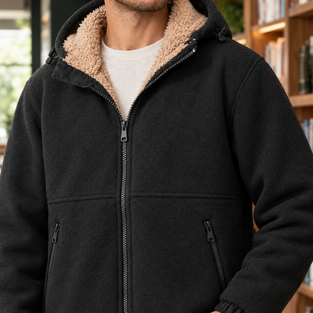 Erasmus-Reid Fleece-Lined Jacket - Lead Product Detail