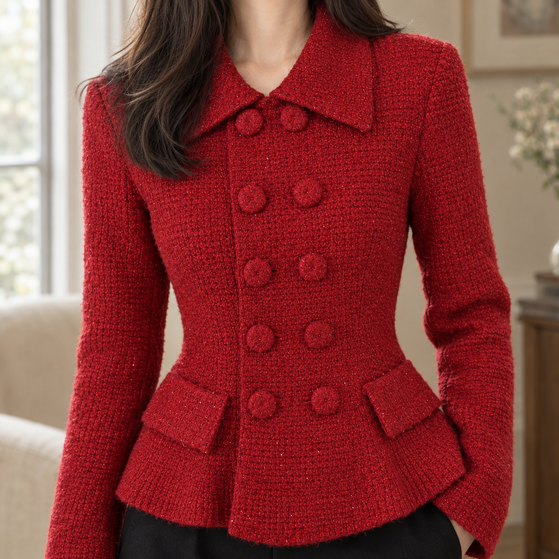 Wendy-Elise Wool Cardigan - Lead Product Detail