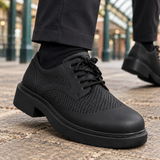 Bergamo Perforated Derby Shoes - Lead Product Detail