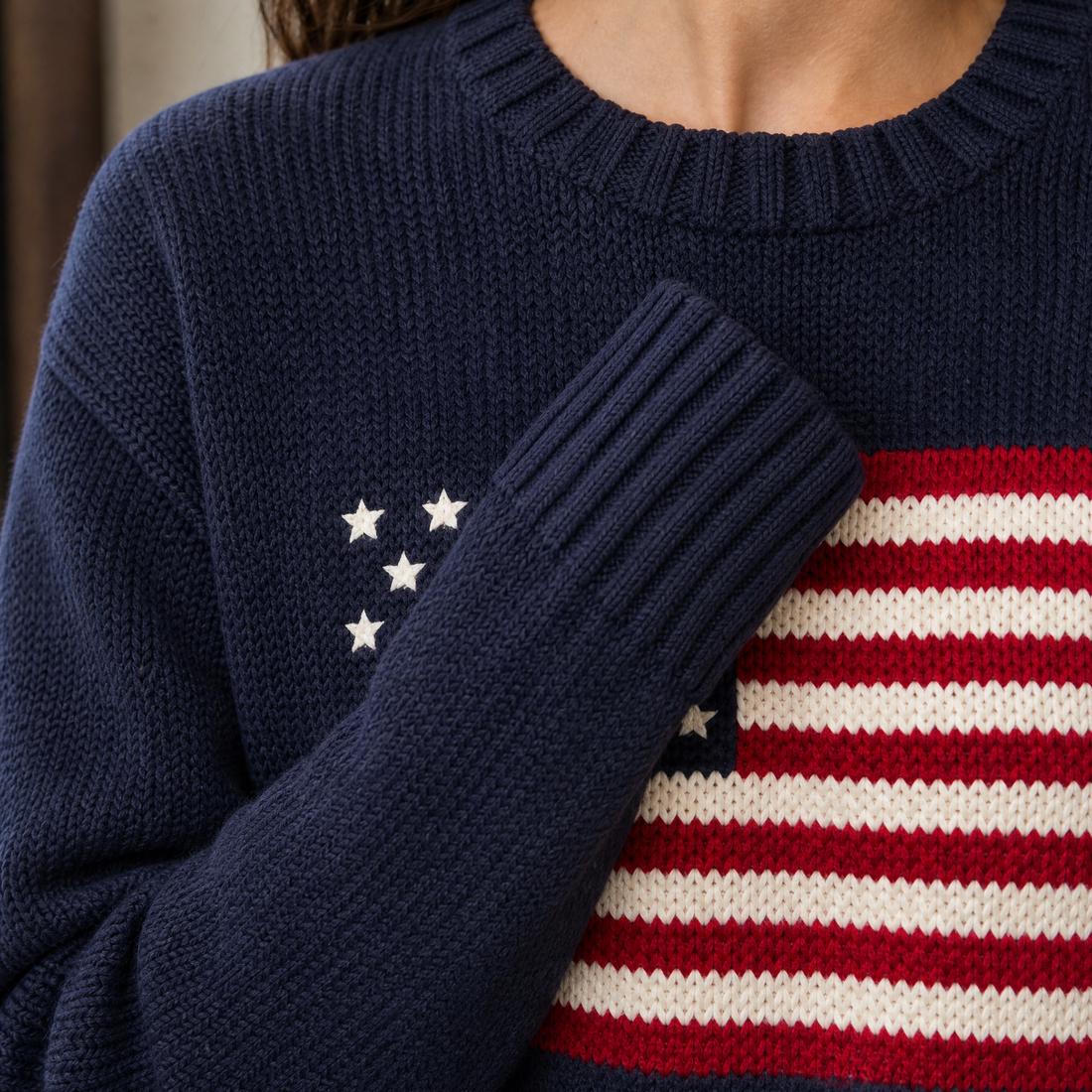 Brooke Crew Neck Sweater - Lead Product Detail
