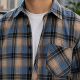 Wendell Plaid Shirt - Lead Product Detail