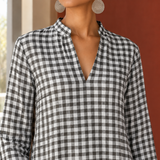 Arletta Gingham Maxi Dress - Lead Product Detail