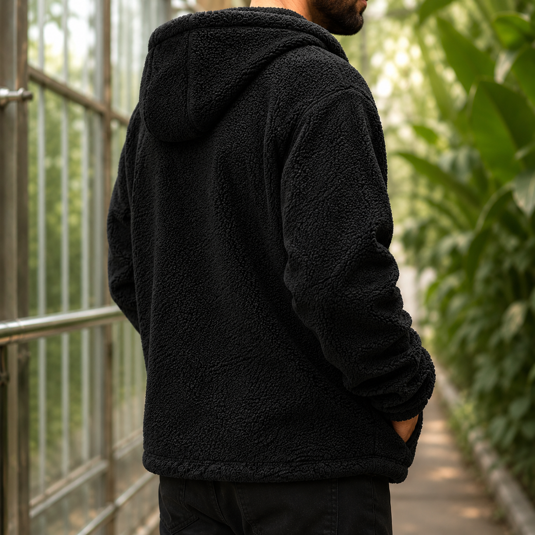 Simeon Textured Jacket - Lead Alternate View