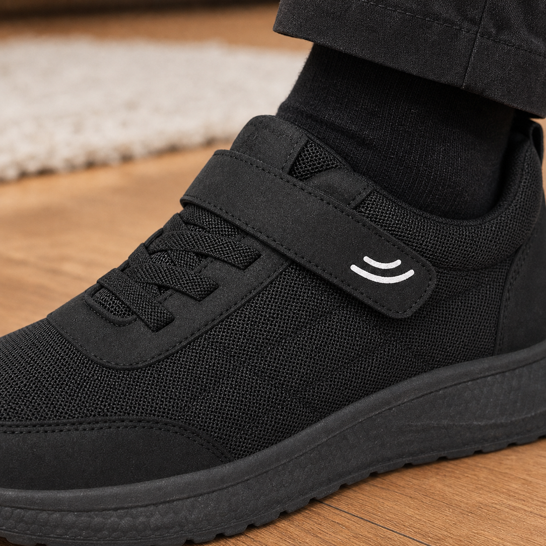 Grosseto Strap Sneakers - Lead Product Detail