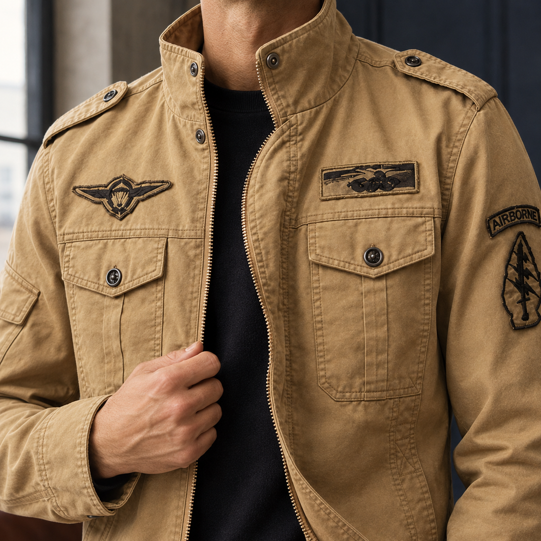 Emeric Utility Jacket - Lead Product Detail