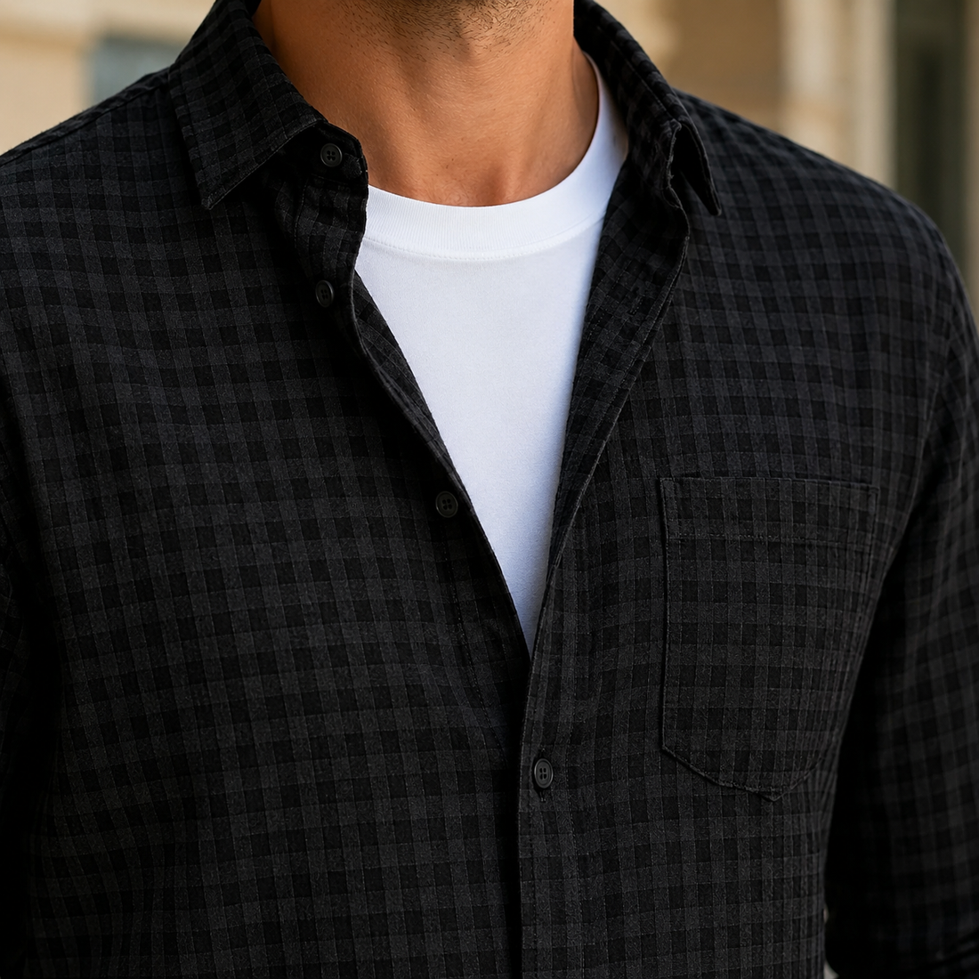 Spencer Check Shirt - Lead Product Detail