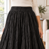 Sharon Crinkle Maxi Skirt - Lead Product Detail