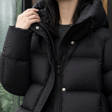 Sabine-Hope Hooded Puffer Jacket - Lead Product Detail