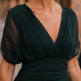 Honora Draped Maxi Dress - Lead Product Detail