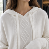 Gabrielle-Pearl Hooded Sweater - Lead Product Detail