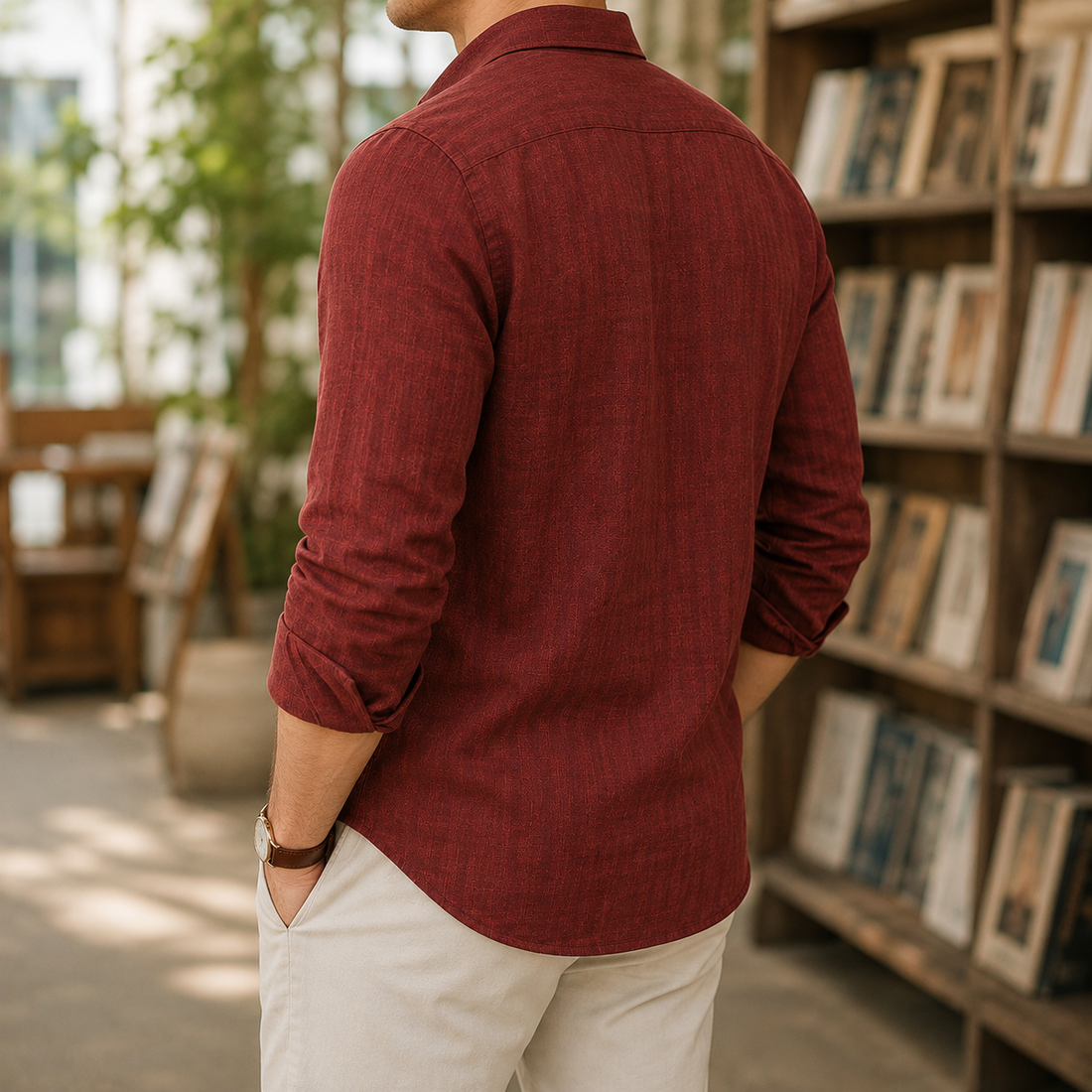 Arlo Collared Shirt - Lead Alternate View