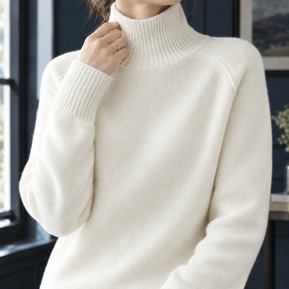 Veronique Turtleneck Sweater - Lead Product Detail