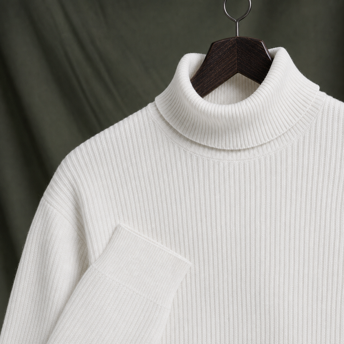 Sylvester Ribbed Turtleneck Sweater - Lead Product Detail