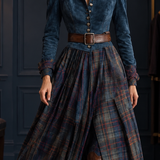 Zoe-Marie Tartan Maxi Dress - Lead Product Detail