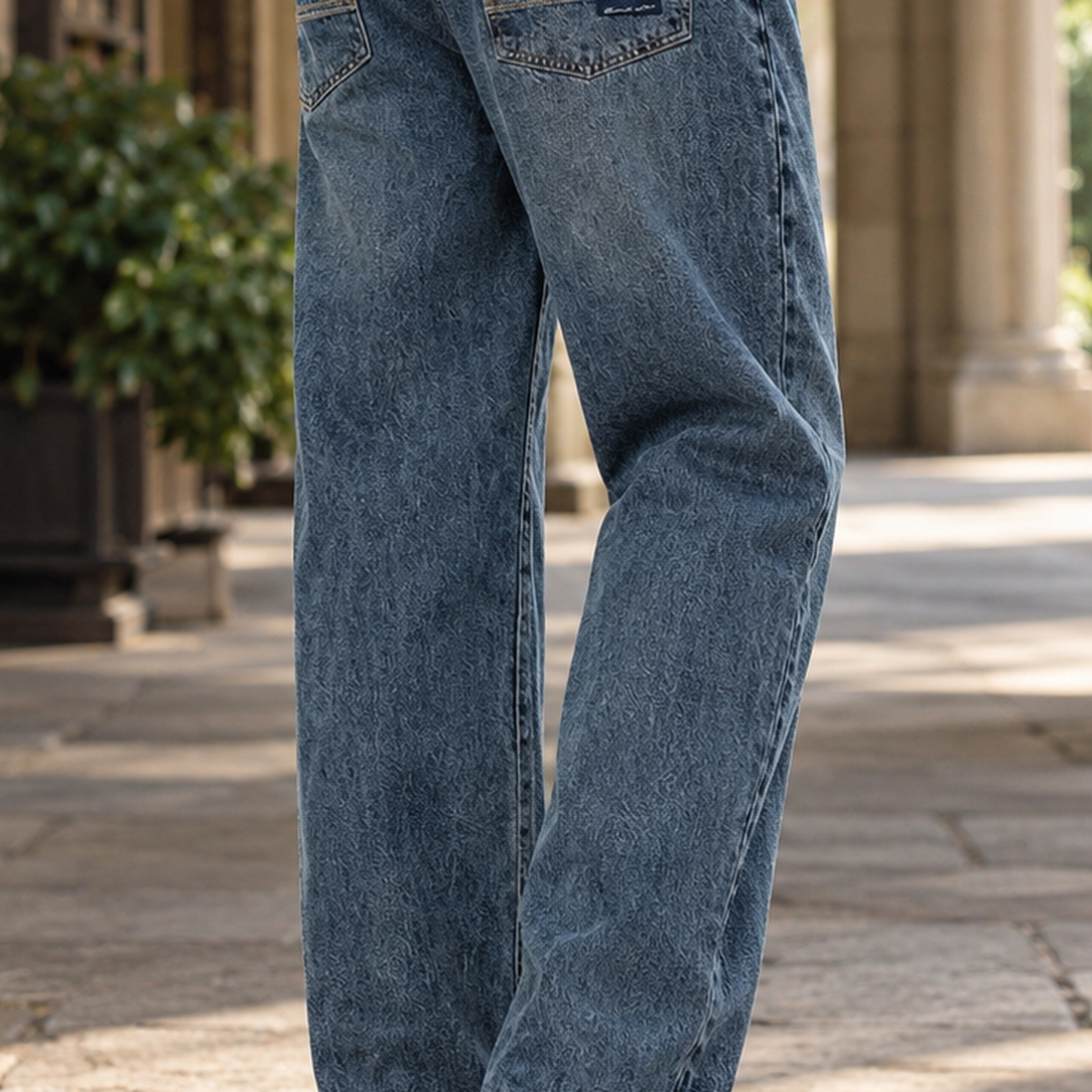 Keaton-Miles Relaxed Jeans - Lead Product Detail