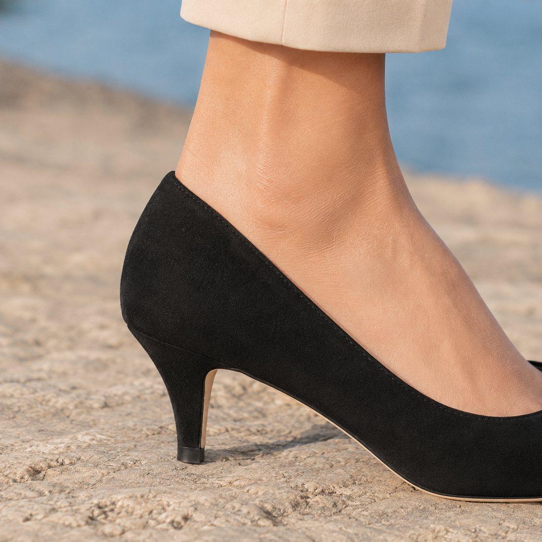 Garda Pointed Toe Pumps - Lead Product Detail