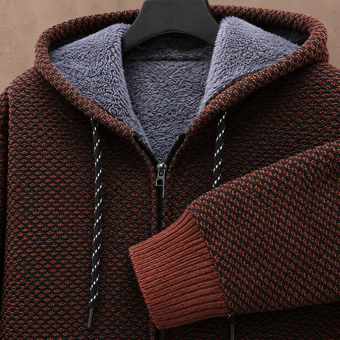 Zachary Hooded Jacket - Lead Product Detail