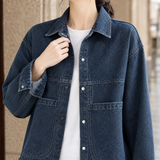 Morgan-Jade Relaxed Overshirt - Lead Product Detail