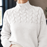 Apolline-Skye Cable Sweater - Lead Product Detail