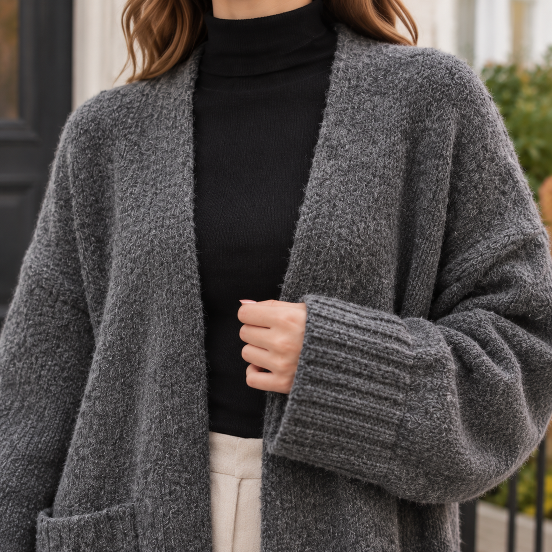 Winona-Skye Longline Cardigan - Lead Product Detail