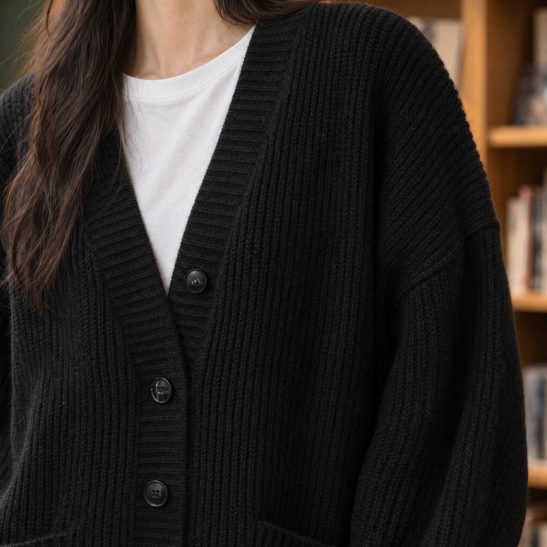 Thalia-Grace Ribbed Cardigan - Lead Product Detail