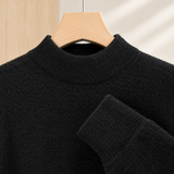 Alderic Mock Neck Sweater - Lead Product Detail