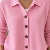 Wendy-Jane Collared Cardigan - Lead Product Detail